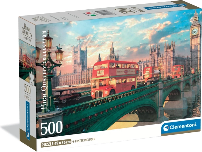 Clementoni puzzle Londýn – Westminsterský most 500 dielikov