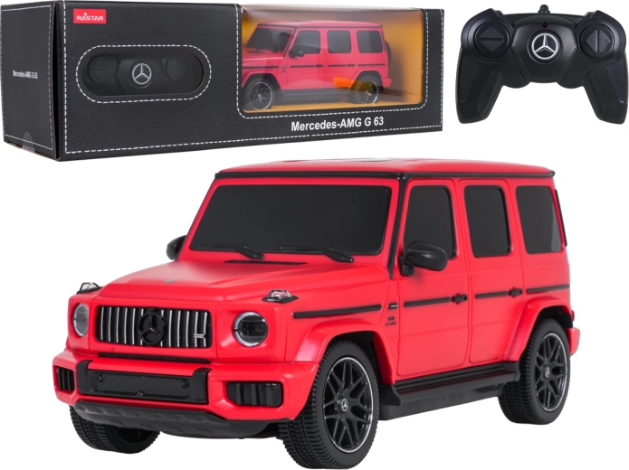Rastar Mercedes-AMG G63 na diaľkové ovládanie 1:24 červený