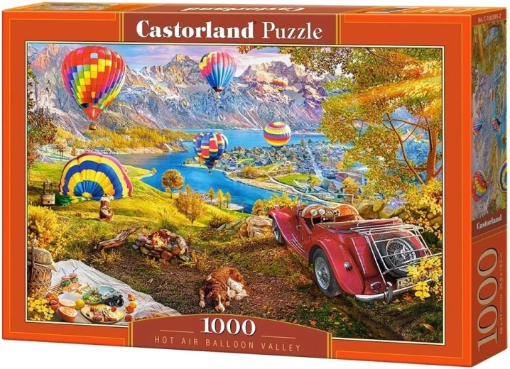 Castorland puzzle Údolie teplovzdušných balónov 1000 dielikov