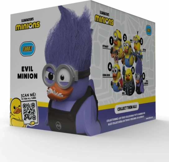 Zberateľská kačička TUBBZ Minions purple - 1 kus