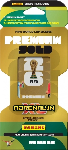 Zberateľské karty PANINI FIFA World Cup 2026 Blister Gold