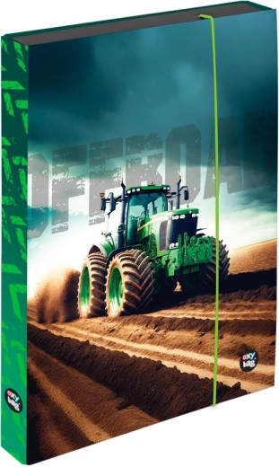 Box na zošity A4 Jumbo s motívom traktora Oxybag