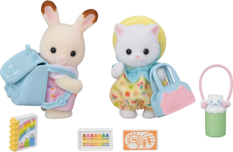 Sylvanian Families Kamaráti zo škôlky na prechádzke