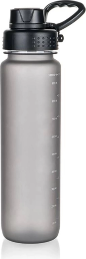 Športová fľaša na vodu 1 l sivá KIWU