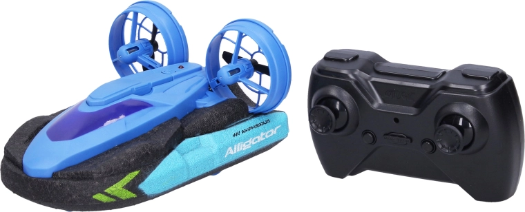 RC vznášadlo 2v1 na diaľkové ovládanie 14,2 cm - modré