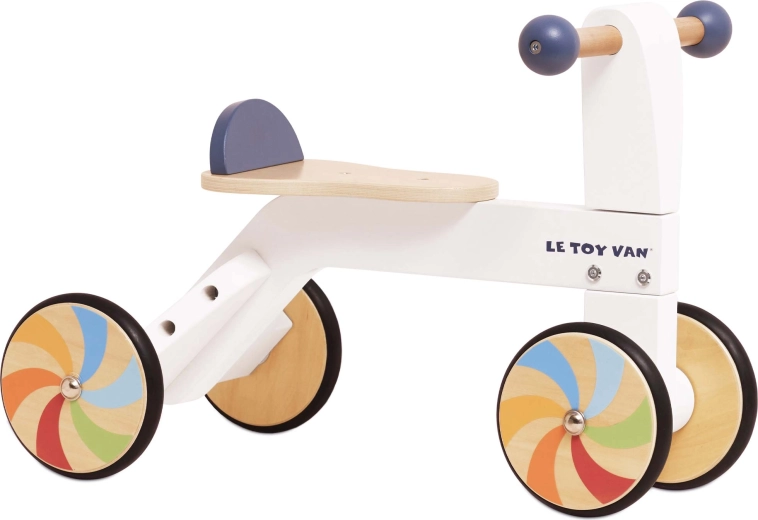 Drevené odrážadlo s dúhovými kolesami Le Toy Van