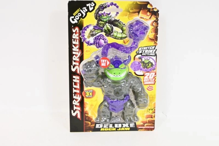 Heroes of Goo Jit Zu Rock Jaw Stretch Strikers Deluxe akčná figúrka so zvukmi