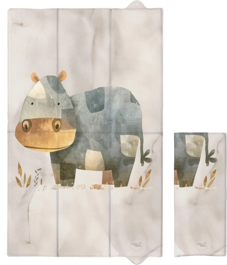 Ceba Baby cestovná prebaľovacia podložka Basic Cosy Hippo 80 × 50 cm
