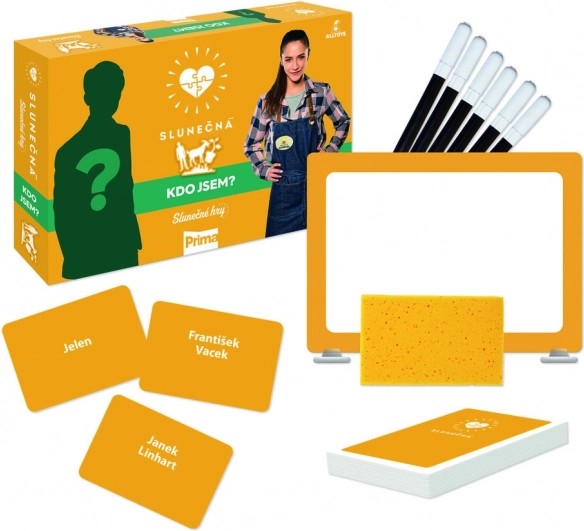 Slnečná – spoločenská hra Kto som?