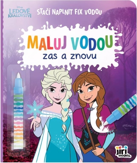Knižka Maľuj vodou Ľadové kráľovstvo