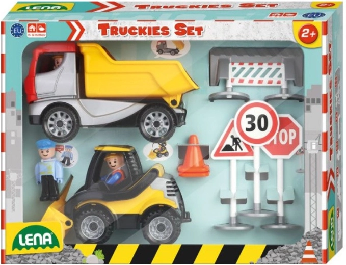 LENA Truckies stavebná súprava v krabici