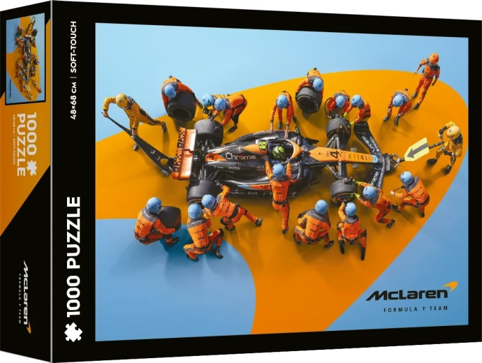 Puzzle Soft Touch McLaren – svetový rekord v najrýchlejšej zastávke v boxoch, 1000 dielikov