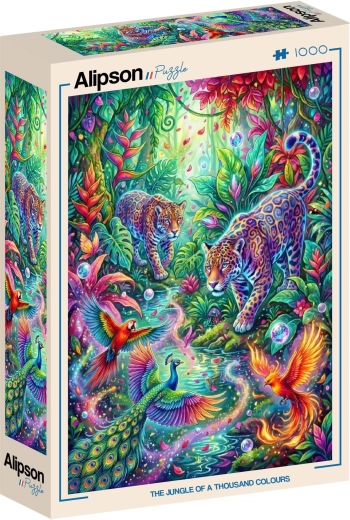 Alipson puzzle Pestrofarebná džungľa 1000 dielikov