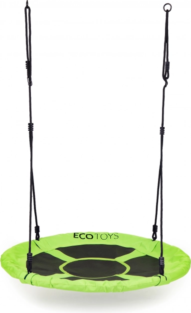 Závesná hniezdová hojdačka do záhrady 100 cm zelená ECOTOYS