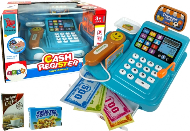 Detská pokladňa s váhou a skenerom na batérie