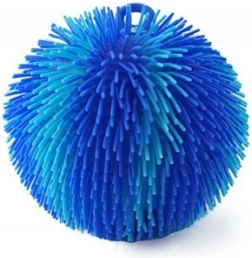 Strapatá dúhová svietiaca lopta – modrá