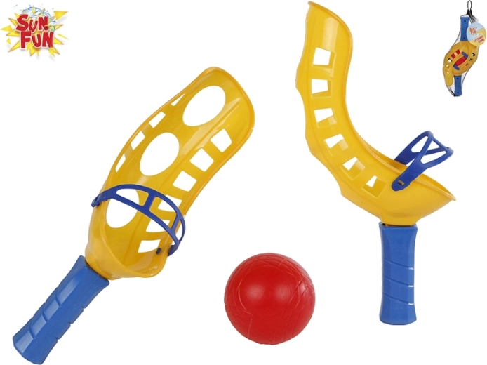 Lapače s loptičkou Sun Fun – hádzacia a chytacia hra pre deti