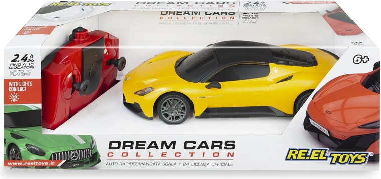 RC auto Maserati MC20 na diaľkové ovládanie 1:24 žlté 17 cm - 1 kus