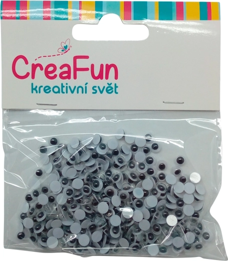 Pohyblivé oči 5 mm – sada 300 ks