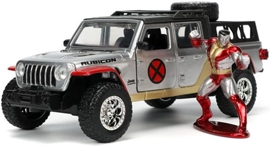 JADA Marvel X-Men Jeep Gladiator Rubicon 2020 1:32 set s figúrkou Colossus