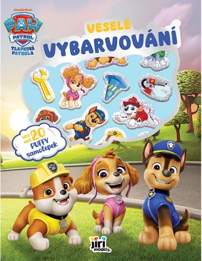 Veselé vyfarbovanie so super nálepkami Labková patrola