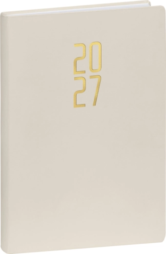 Denný diár Notique Ponza 2027 krémový 15 × 21 cm