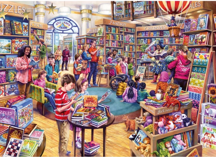 Puzzle Obracači stránok XL 500 dielikov GIBSONS