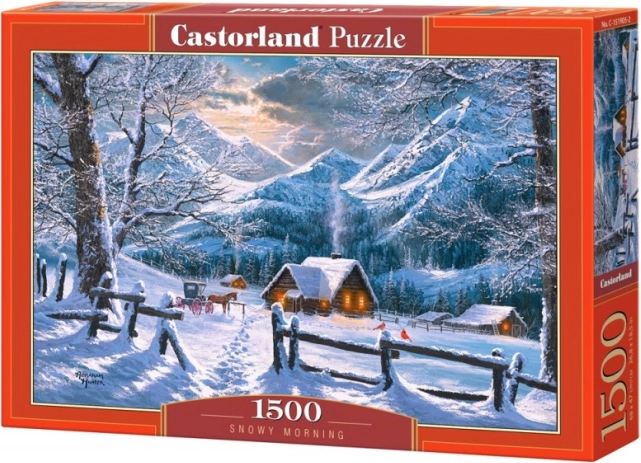 Puzzle Castorland 1500 dielikov Snehové ráno