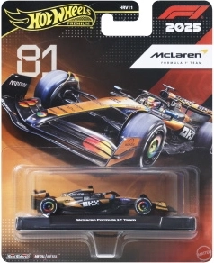 Hot Wheels prémiový angličák Formula 1 McLaren – Oscar Piastri #81 1:64