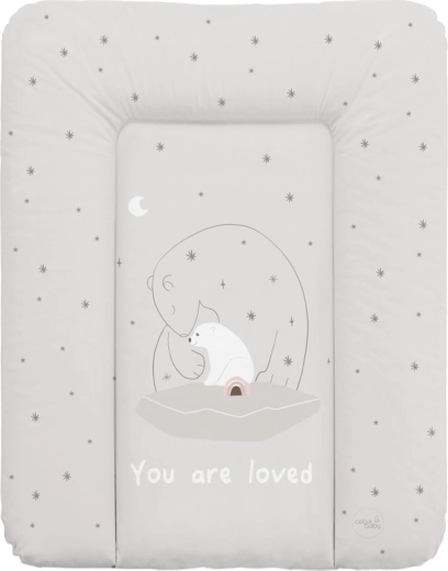 Ceba Baby mäkká prebaľovacia podložka Basic Polar Bears 50 × 70 cm