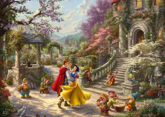 Puzzle SCHMIDT DISNEY Snehulienka tancujúca v slnečných lúčoch – 1000 dielikov