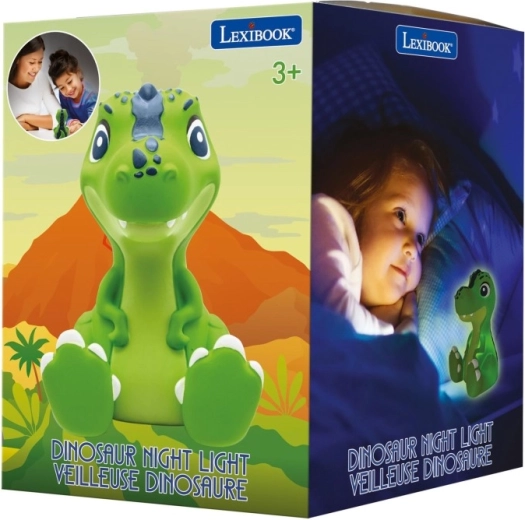 Lexibook vrecková lampička 3D dinosaurus