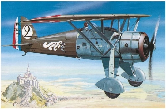 Model lietadla Morane Saulnier MS 225 1:72 - 1 kus
