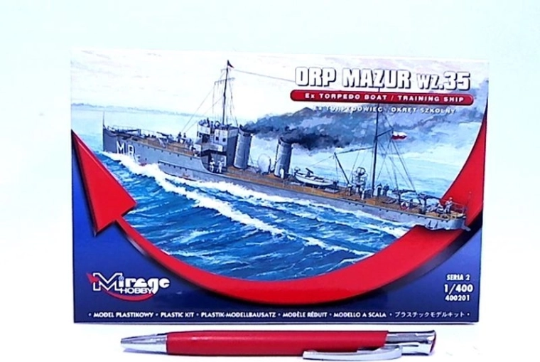 Stavebnica lode ORP Mazur (školná) Mirage