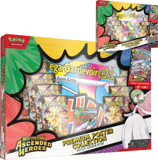 Pokémon TCG Ascended Heroes prémiová kolekcia s plagátom - 1 kus