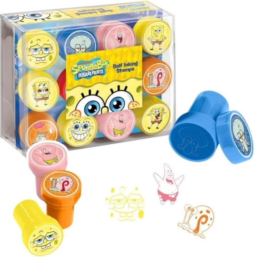 Spongebob pečiatky 12 ks