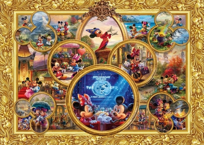 Puzzle koláž: Mickey a Minnie 2000 dielikov