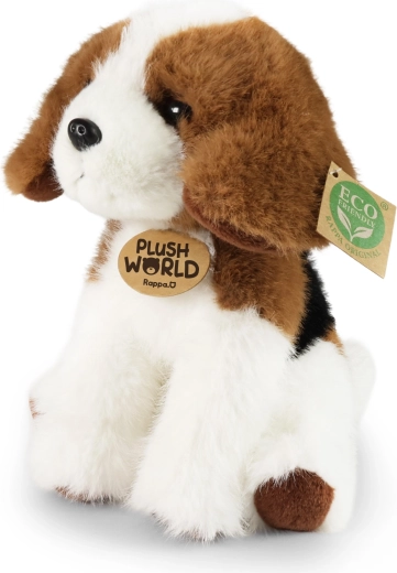 Plyšový pes bígl 20 cm s ekologickou výplňou Plush World