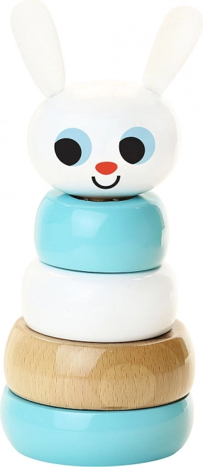 Vilac drevená nasadzovacia veža zajačik