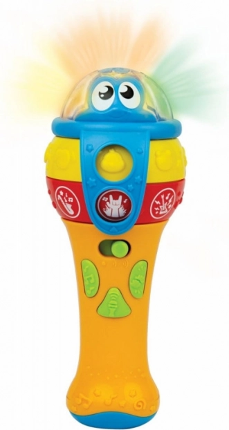 Interaktívny Detský Mikrofón so Svetelnými a Zvukovými Efektmi