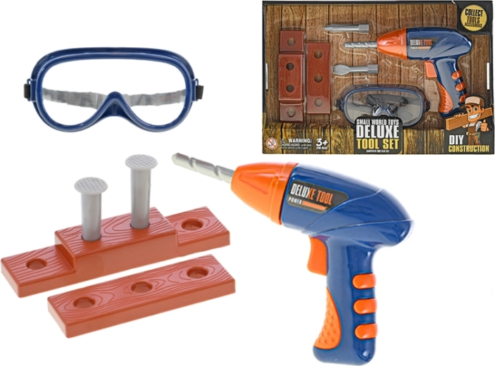 Detská sada náradia s vŕtačkou, 8 dielov