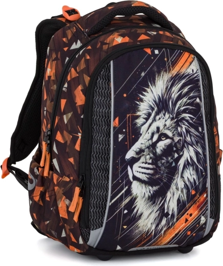 Bagmaster Vega 26 školský batoh s motívom leva