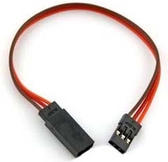 Predlžovací kábel k servu 15 cm JR (plochý) - 1 kus