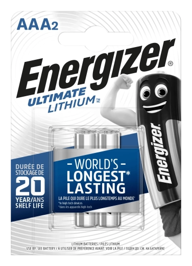 Energizer Ultimate Lithium AAA mikrotužkové batérie 1,5 V – 2 ks