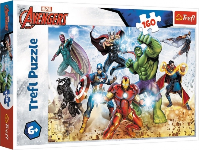 Puzzle 160 dielikov – pripravení zachrániť svet DISNEY MARVEL THE AVENGERS