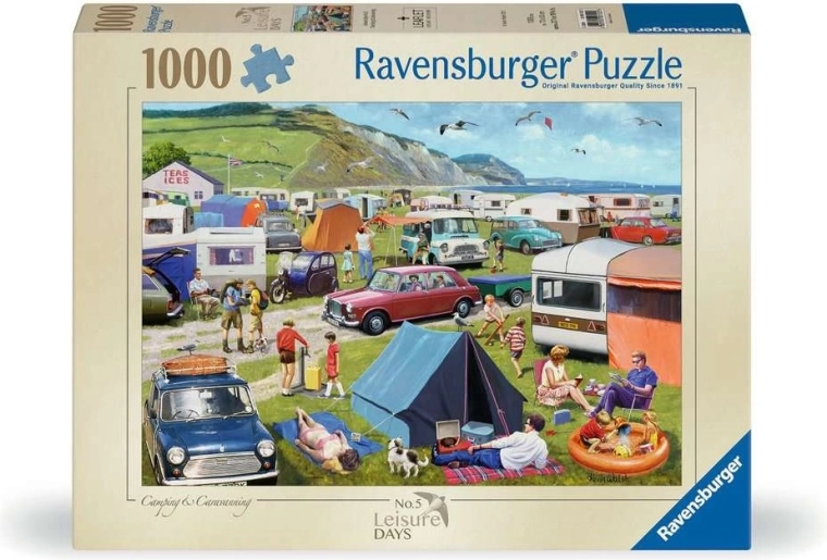 Ravensburger puzzle Leisure Days č. 5: kempovanie a karavaning 1000 dielikov