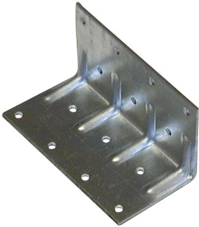 Oceľový montážny uholník 80×40×40 mm, hrúbka 2 mm