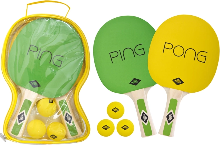 Schildkröt sada na stolný tenis Ping Pong s puzdrom