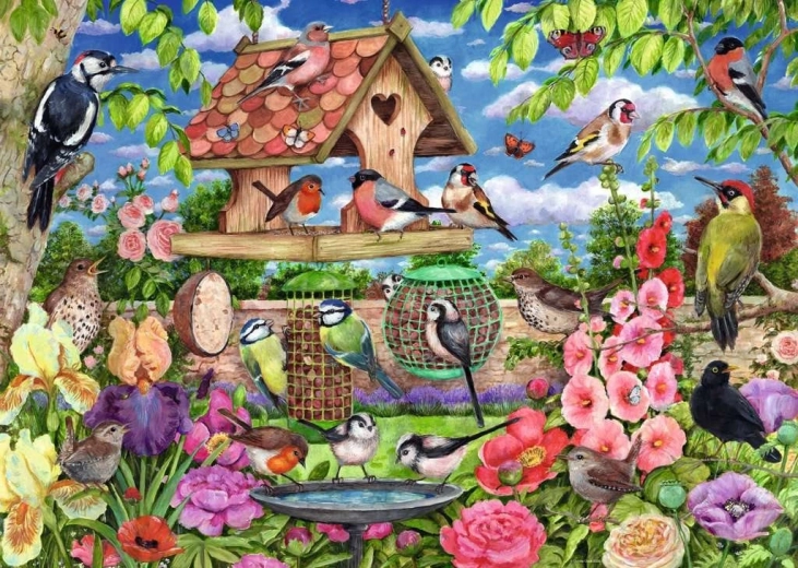 Ravensburger puzzle vtáčí stôl 1000 dielikov