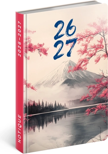 Notique 18‑mesačný diár Petito Japonsko 2026/2027, 11 × 16 cm